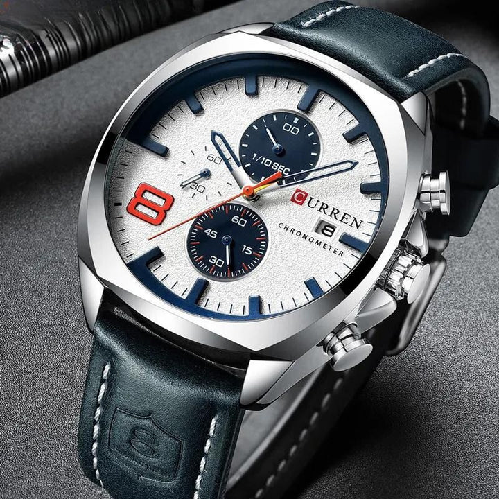 Robuste Militär-Sportuhr mit Chronograph – Wasserdicht & Stoßfest