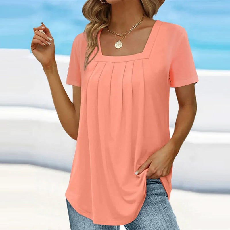 Livia  Elegante Plisseebluse – Für zeitlose Eleganz und stilvollen Komfort