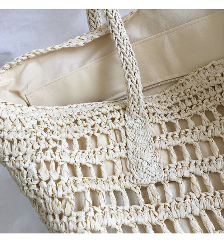 STELLA |  Stylische gewebte Strandtasche
