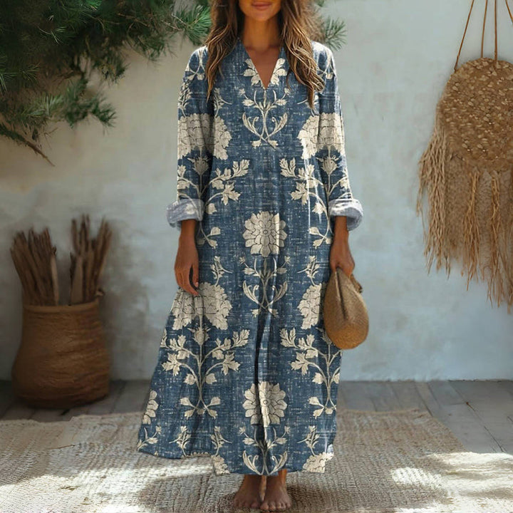 marjan– Vintage-Blumenkleid mit romantischem Flair