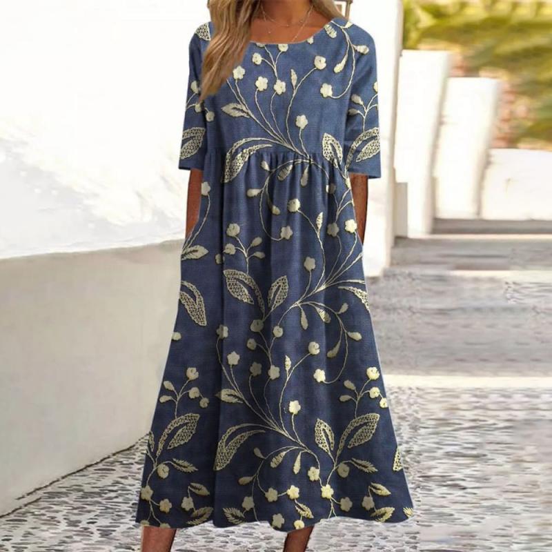 Lola – Stilvolles Blumenkleid im nostalgischen Vintage-Look