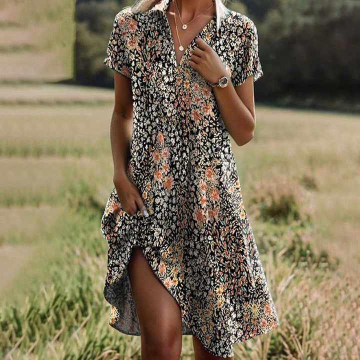 Vivi – Feminines Vintage-Kleid mit romantischem Blumenmuster
