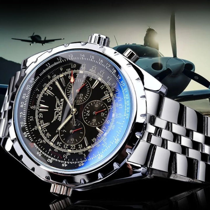 Militärische Mechanikuhr für Herren – Robuste Automatikuhr mit taktischem Design