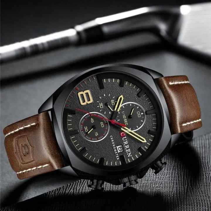 Robuste Militär-Sportuhr mit Chronograph – Wasserdicht & Stoßfest