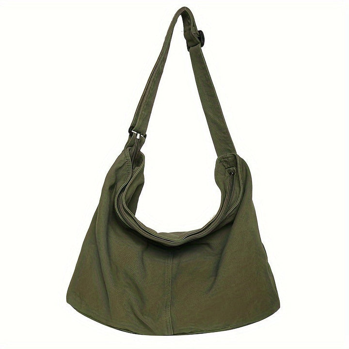 Hailey | Stilvolle überdimensionale Canvas Crossbody Messenger Bag
