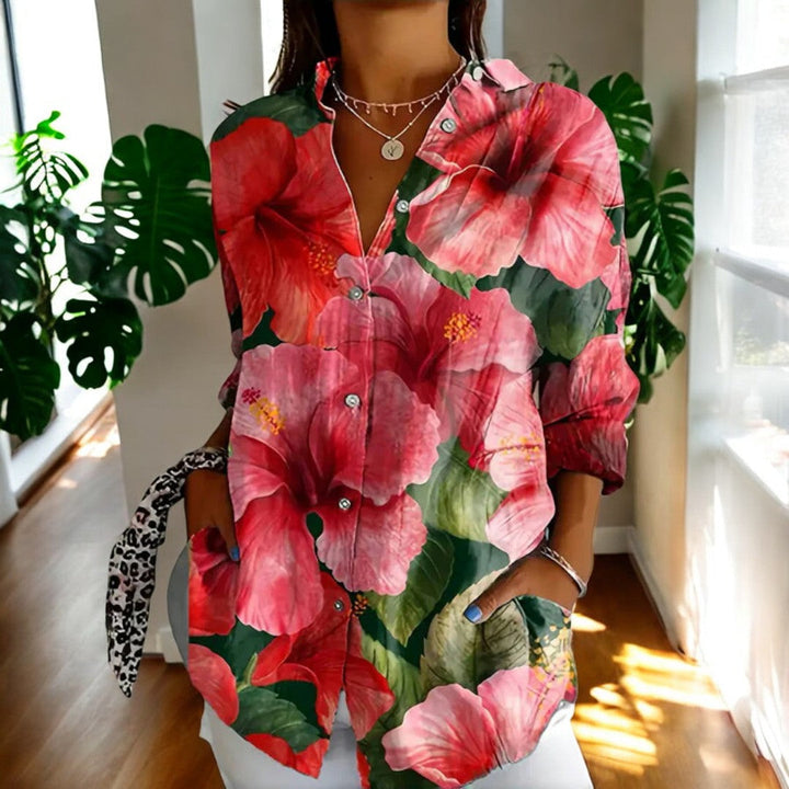 Brooke Blumenbluse – Für zeitlose Eleganz und floralen Charme