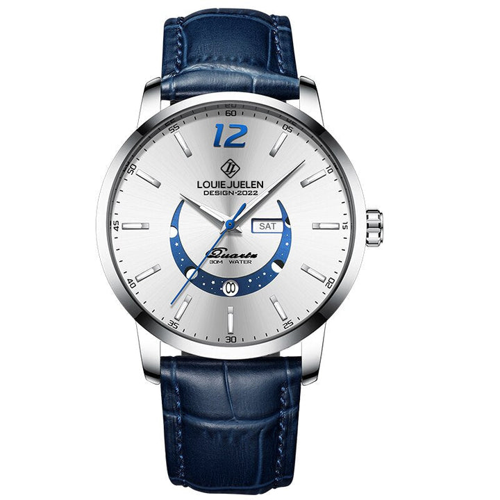 Elegante Mondphasenuhr – Zeit trifft auf Himmelskörper