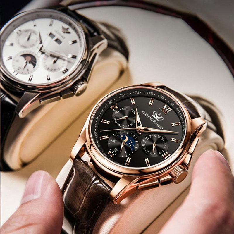 Automatische mechanische Armbanduhr für Herren – Klassisches Design & Selbstaufzug