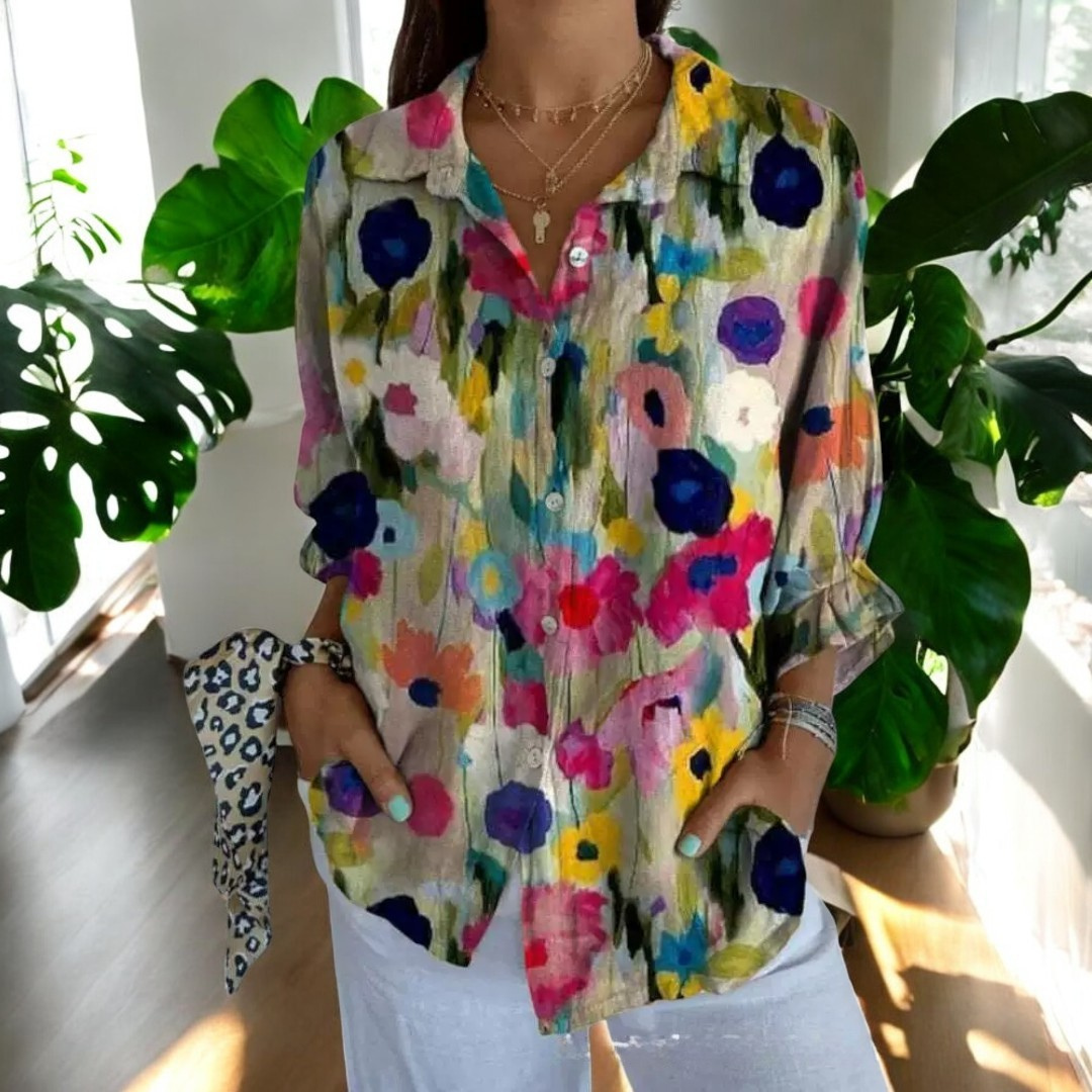 Brooke Blumenbluse – Für zeitlose Eleganz und floralen Charme