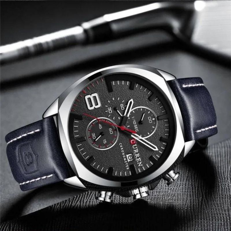 Robuste Militär-Sportuhr mit Chronograph – Wasserdicht & Stoßfest