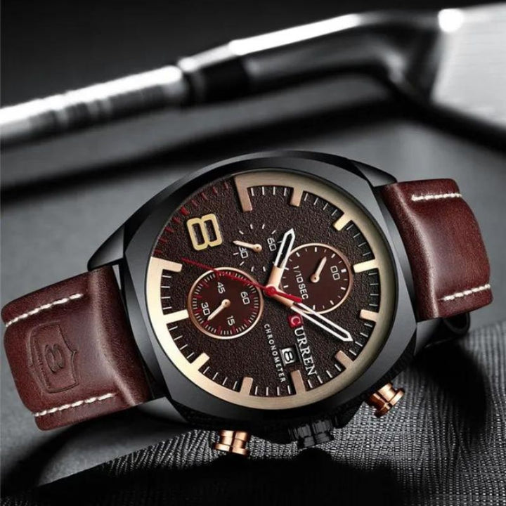 Robuste Militär-Sportuhr mit Chronograph – Wasserdicht & Stoßfest