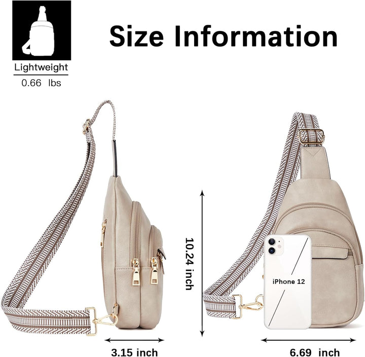 Alice |  Schicke PU-Leder Umhängetasche für mühelosen Stil