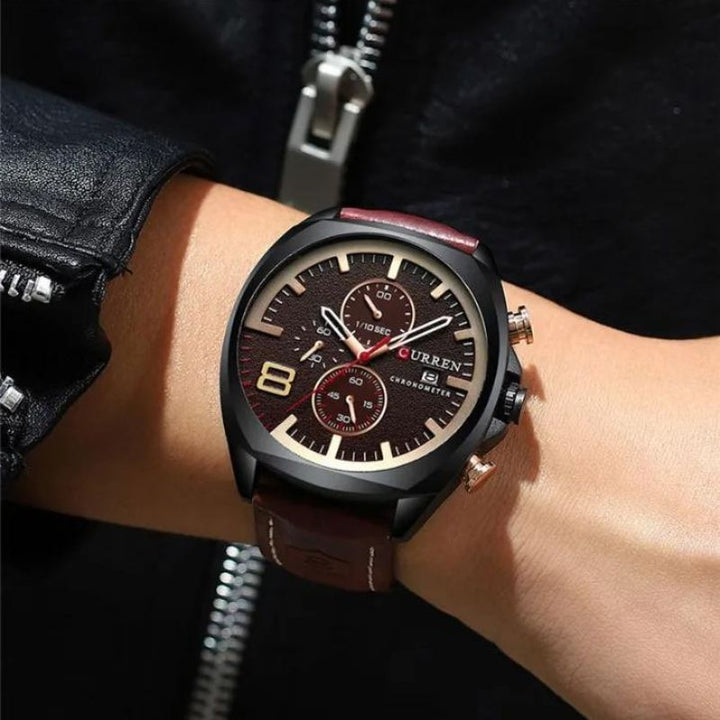 Robuste Militär-Sportuhr mit Chronograph – Wasserdicht & Stoßfest