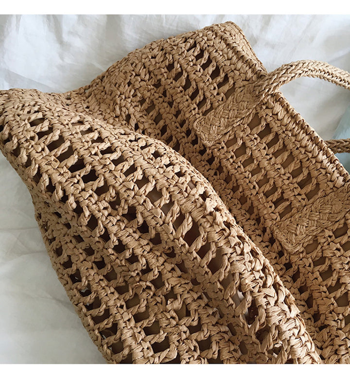 STELLA |  Stylische gewebte Strandtasche