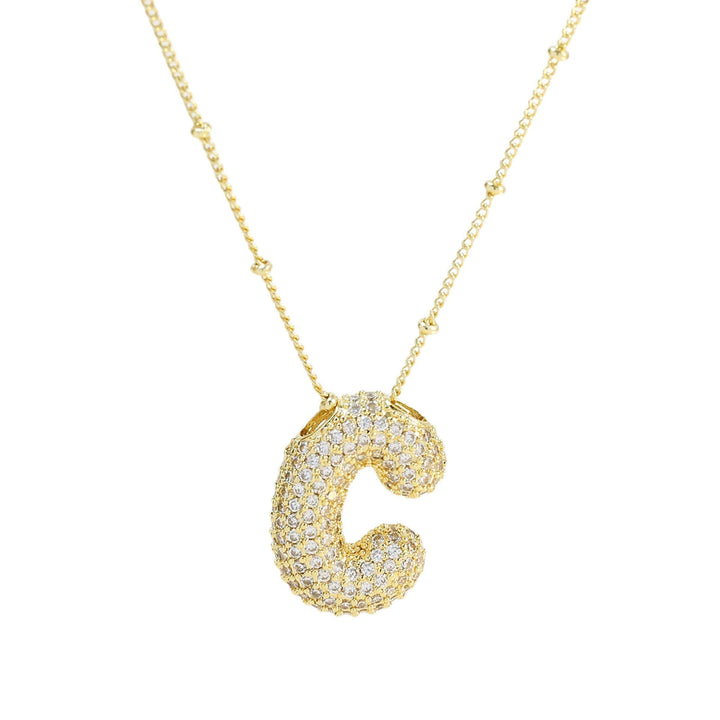 Savannah | Diamond Bubble Letter Halskette