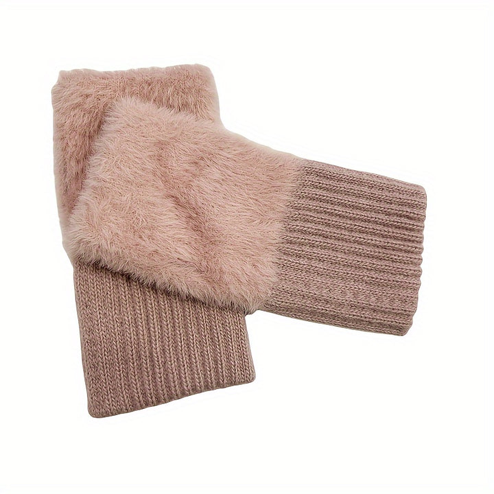 Elsa Weiche, Warme Fingerlose Handschuhe – Stylischer Winterstrick für kalte Tage