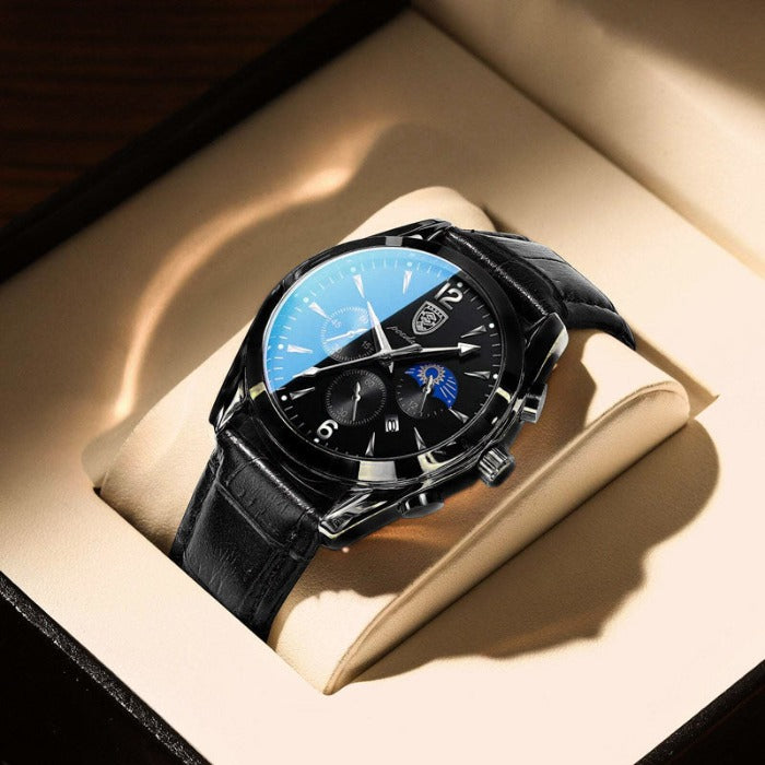Moderne Herrenuhr im minimalistischen Design – Stilvoll & vielseitig tragbar
