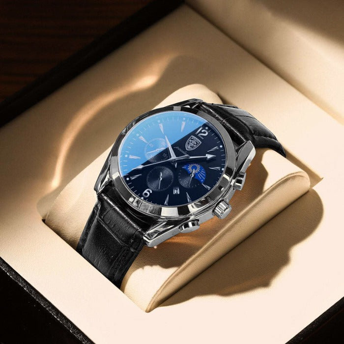 Moderne Herrenuhr im minimalistischen Design – Stilvoll & vielseitig tragbar