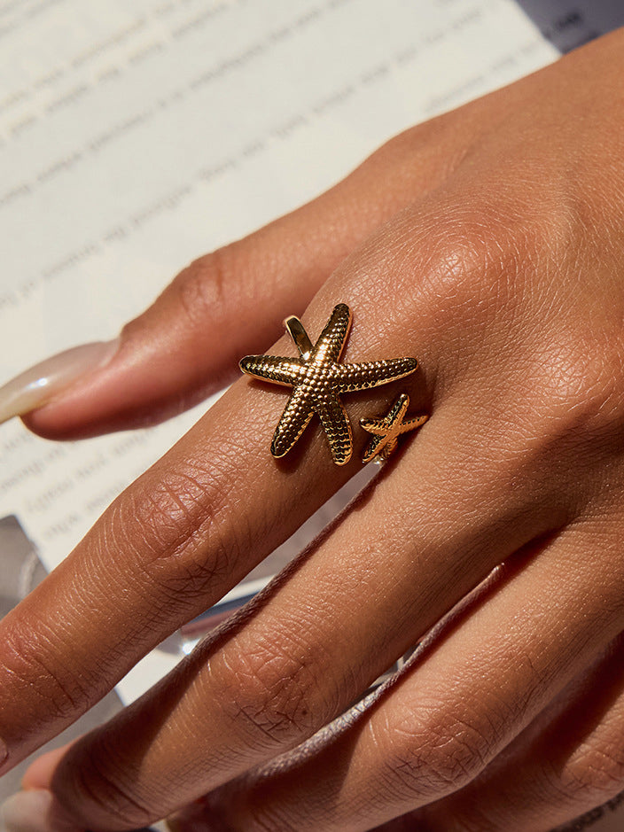 Mikaela | Seestern Offener Ring