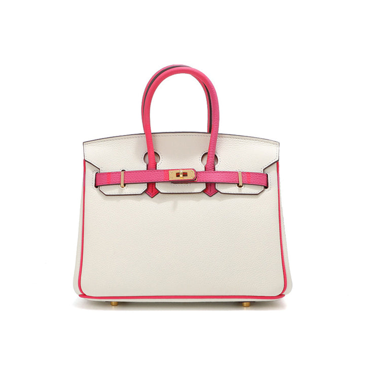 Birk-Handtasche aus Narbenleder