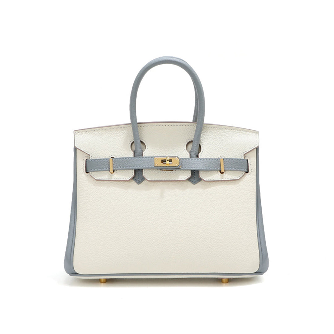 Birk-Handtasche aus Narbenleder
