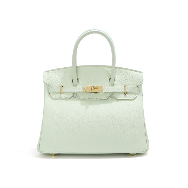Birk-Handtasche aus Narbenleder