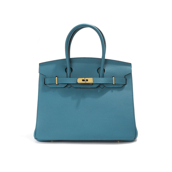 Birk-Handtasche aus Narbenleder