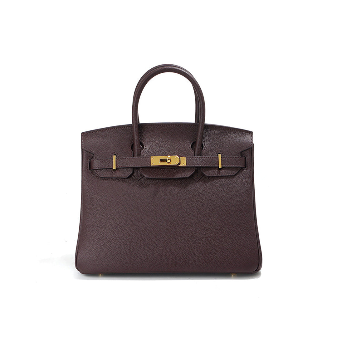 Birk-Handtasche aus Narbenleder