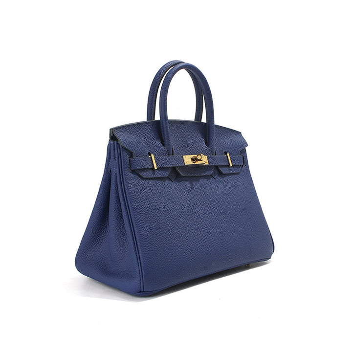 Birk-Handtasche aus Narbenleder