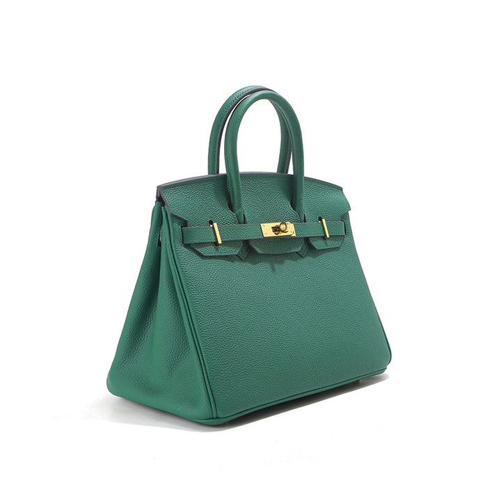 Birk-Handtasche aus Narbenleder