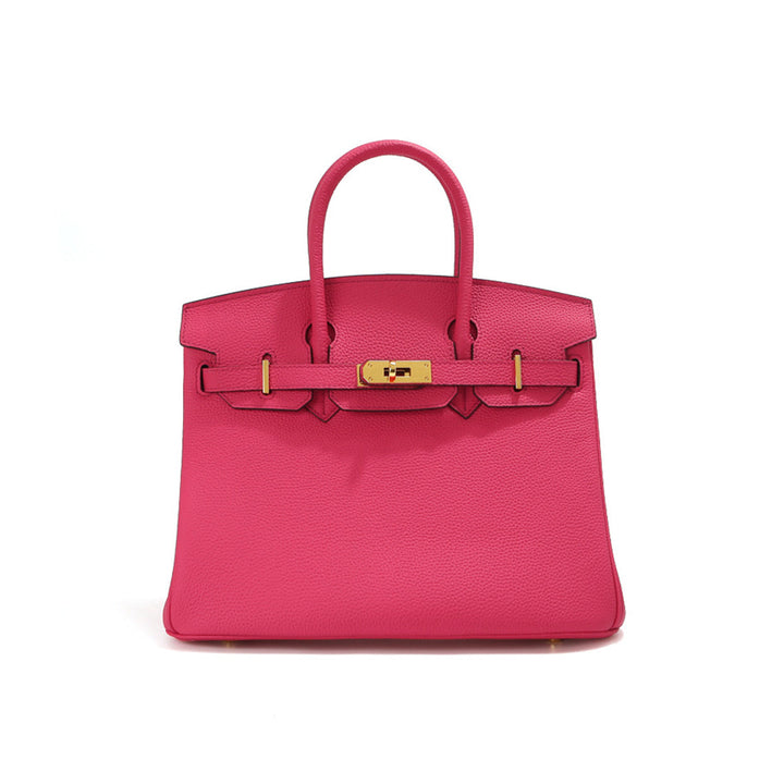 Birk-Handtasche aus Narbenleder