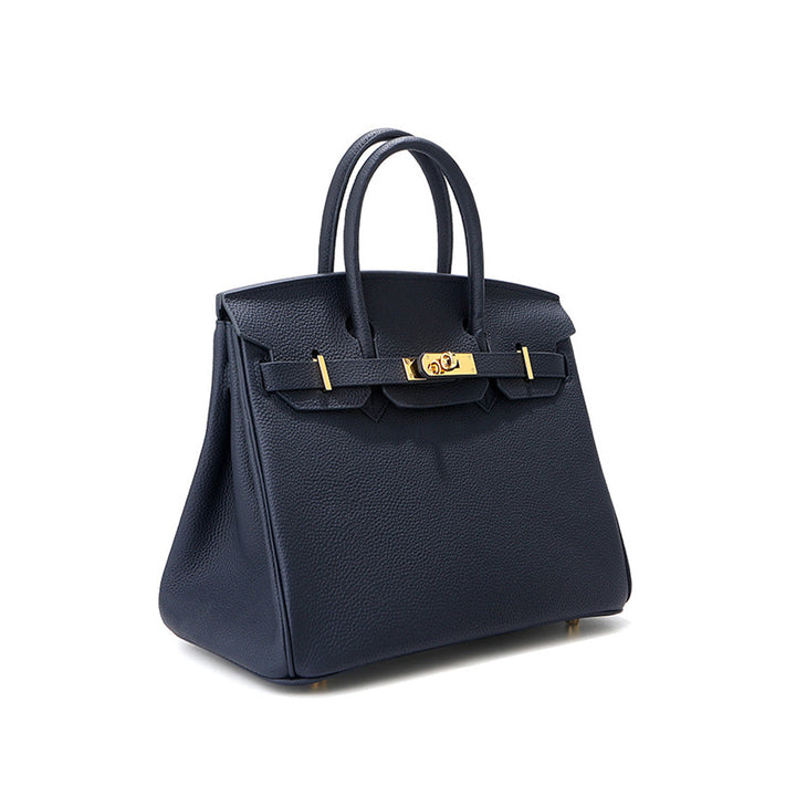 Birk-Handtasche aus Narbenleder