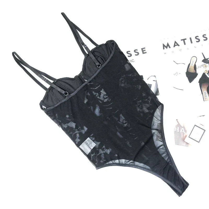 Celine Bestickter Korsett-Bodysuit – Sinnlich, Raffiniert & Formend