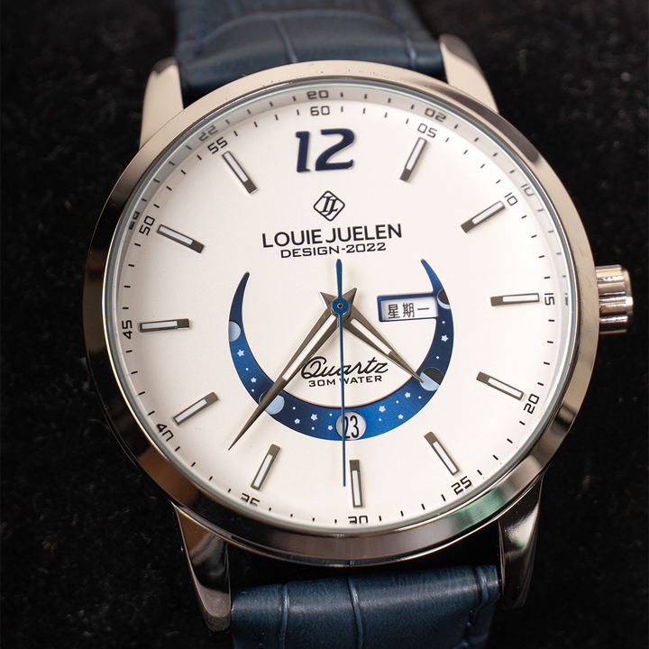 Elegante Mondphasenuhr – Zeit trifft auf Himmelskörper