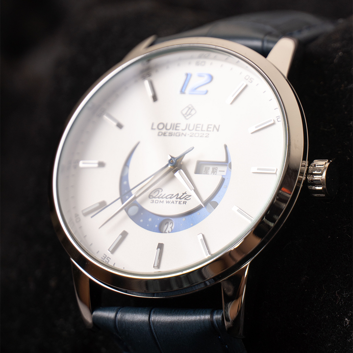 Elegante Mondphasenuhr – Zeit trifft auf Himmelskörper