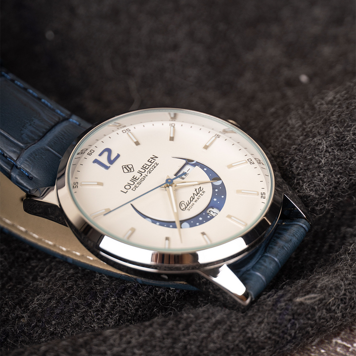 Elegante Mondphasenuhr – Zeit trifft auf Himmelskörper