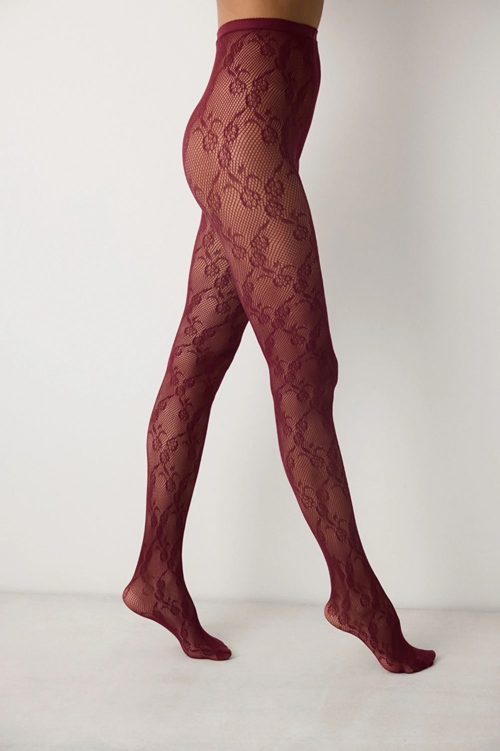 Amoria Tights – Glam & Daily Strumpfhose mit Spitzenmuster
