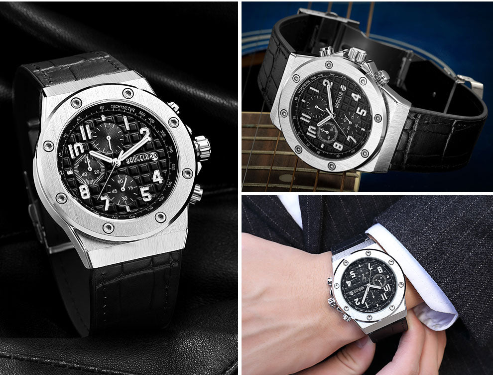 Lässige Chronographenuhr – Sportlich. Stylisch. Präzise.