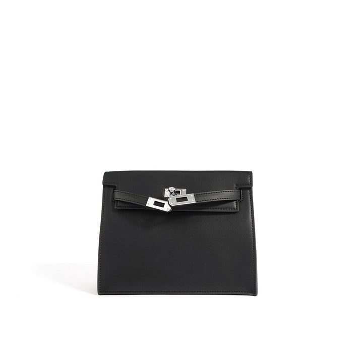 Danse-Tasche aus glattem Narbenleder mit abnehmbarem, verstellbarem Riemen