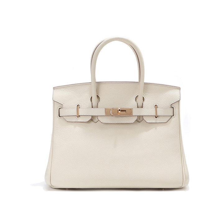 Birk-Handtasche aus Narbenleder