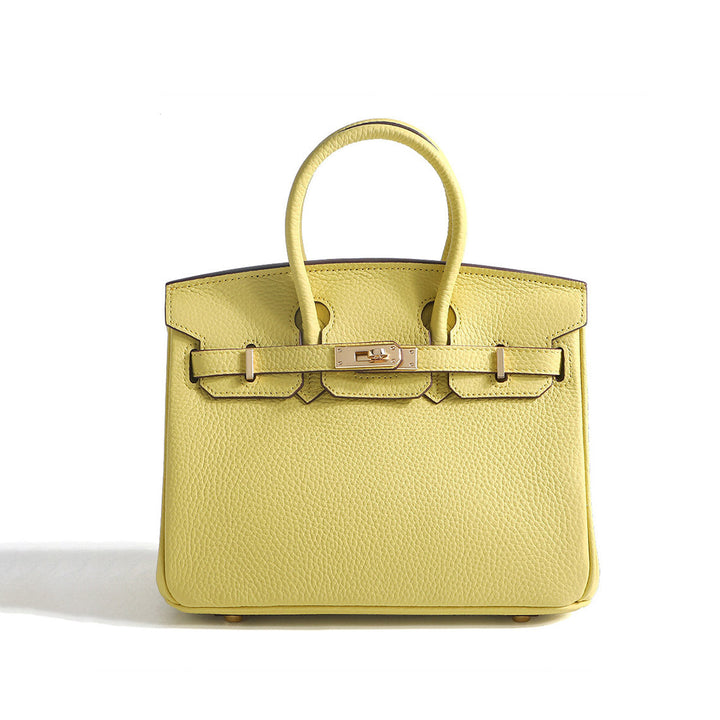 Birk-Handtasche aus Narbenleder