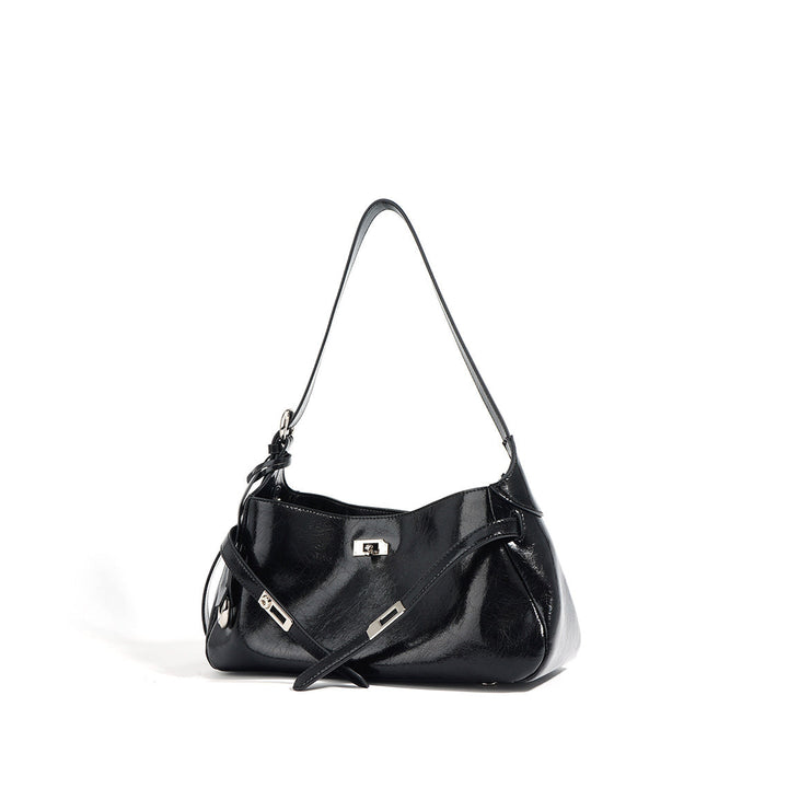 Kelli Hobo-Tasche aus Lackleder mit verstellbarem Riemen