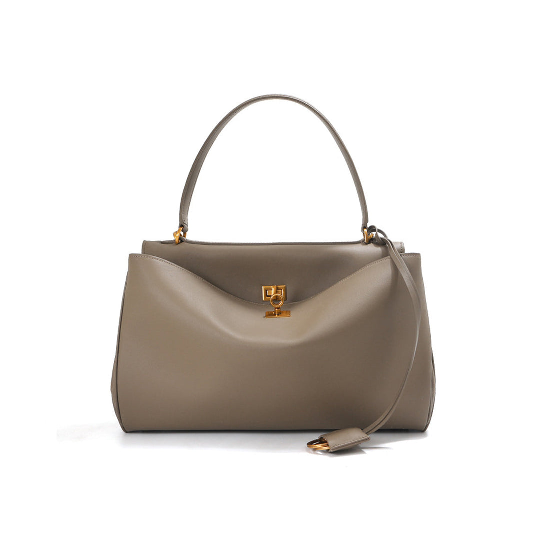 Rodeo Schultertasche aus Narbenleder für Damen