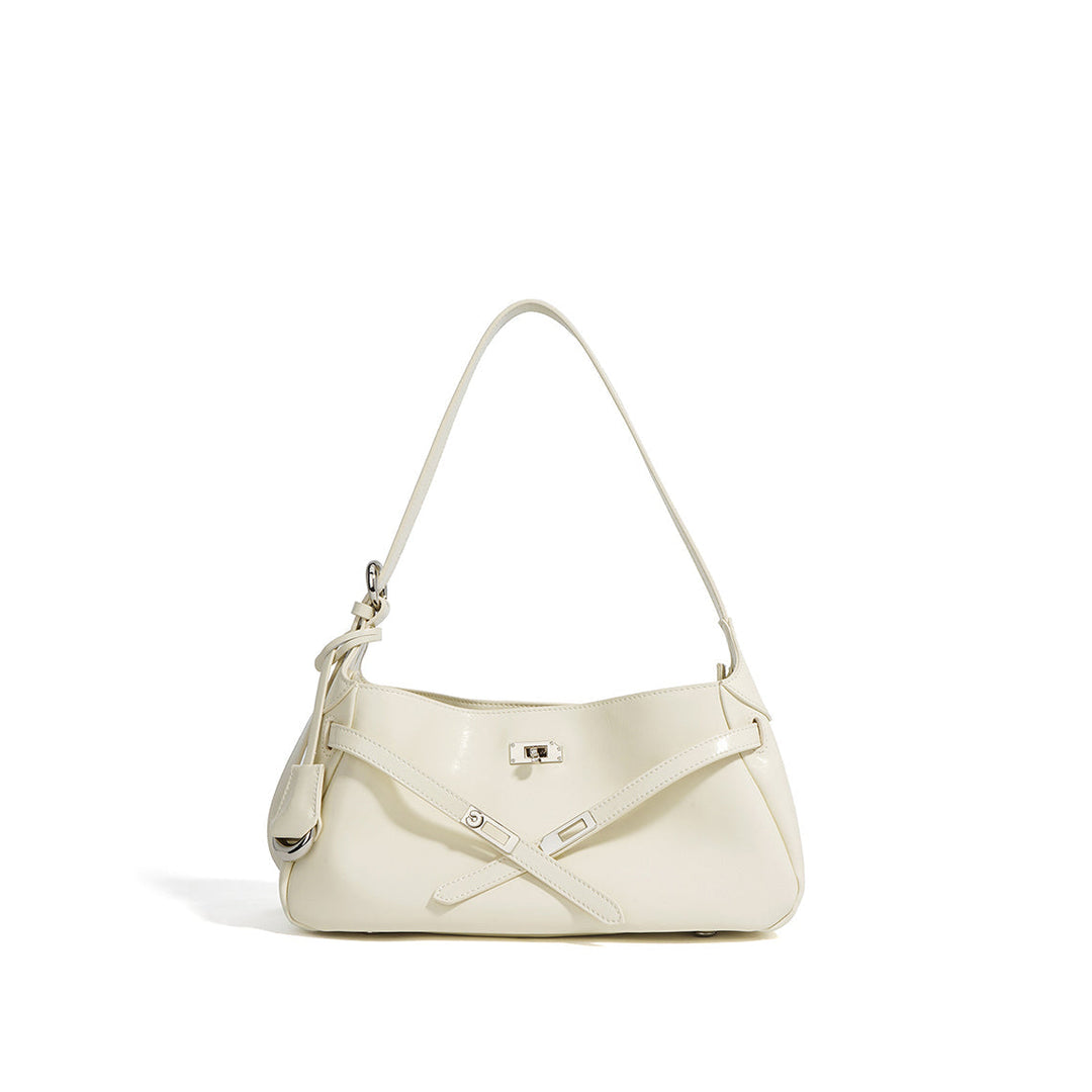Kelli Hobo-Tasche aus Lackleder mit verstellbarem Riemen