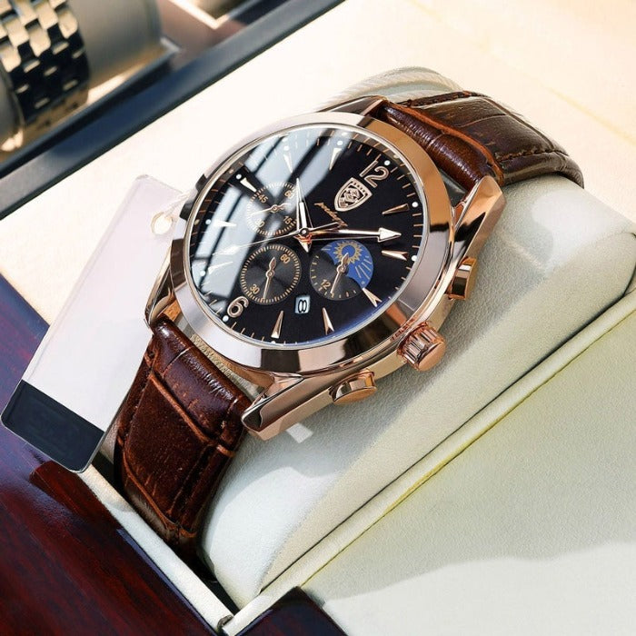Moderne Herrenuhr im minimalistischen Design – Stilvoll & vielseitig tragbar