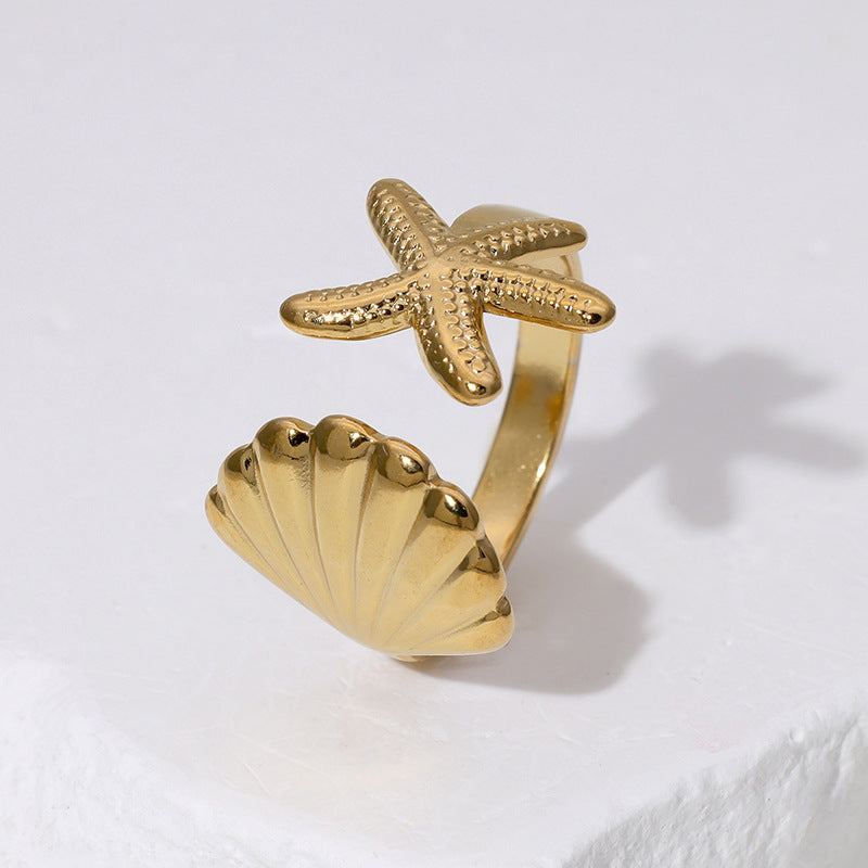 Mikaela | Seestern Offener Ring