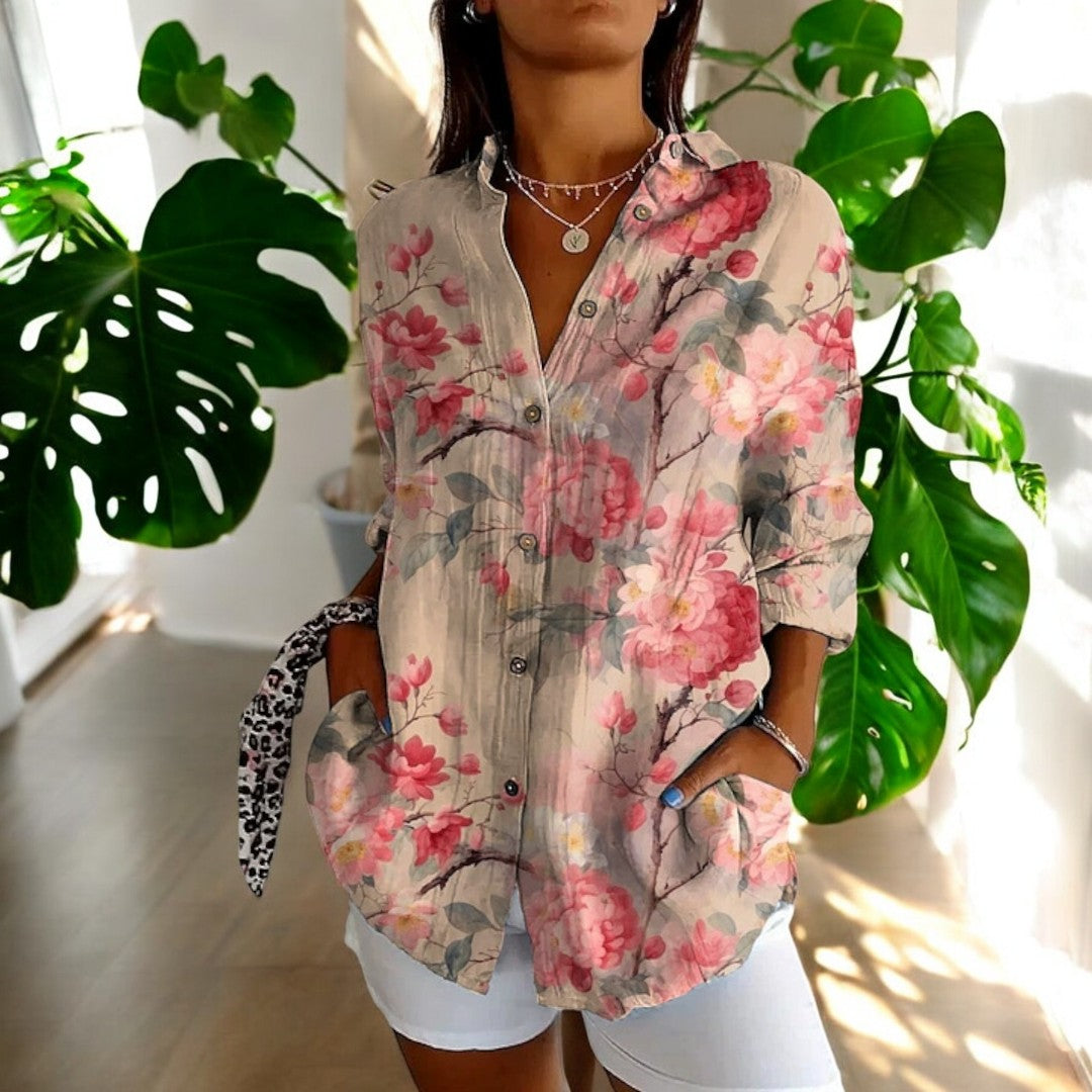 Brooke Blumenbluse – Für zeitlose Eleganz und floralen Charme