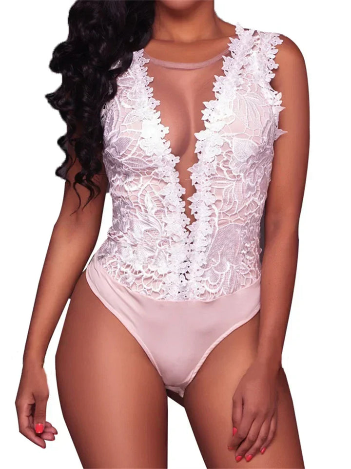 Phoebe Eleganter Spitzen-Body – Figurbetont & Partytauglich