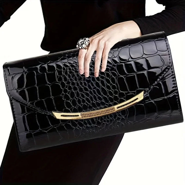 CORS |  Premium Clutch Kroko-Druck