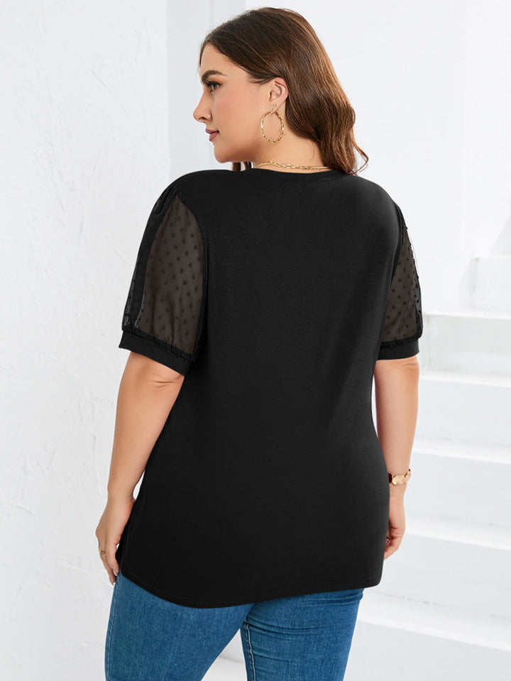Véronique Elegante Bluse mit Puffärmeln – Für einen raffinierten und femininen Look